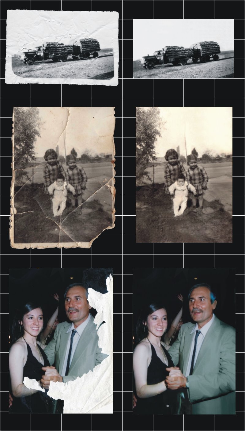 Restauraciones (antes y despues)