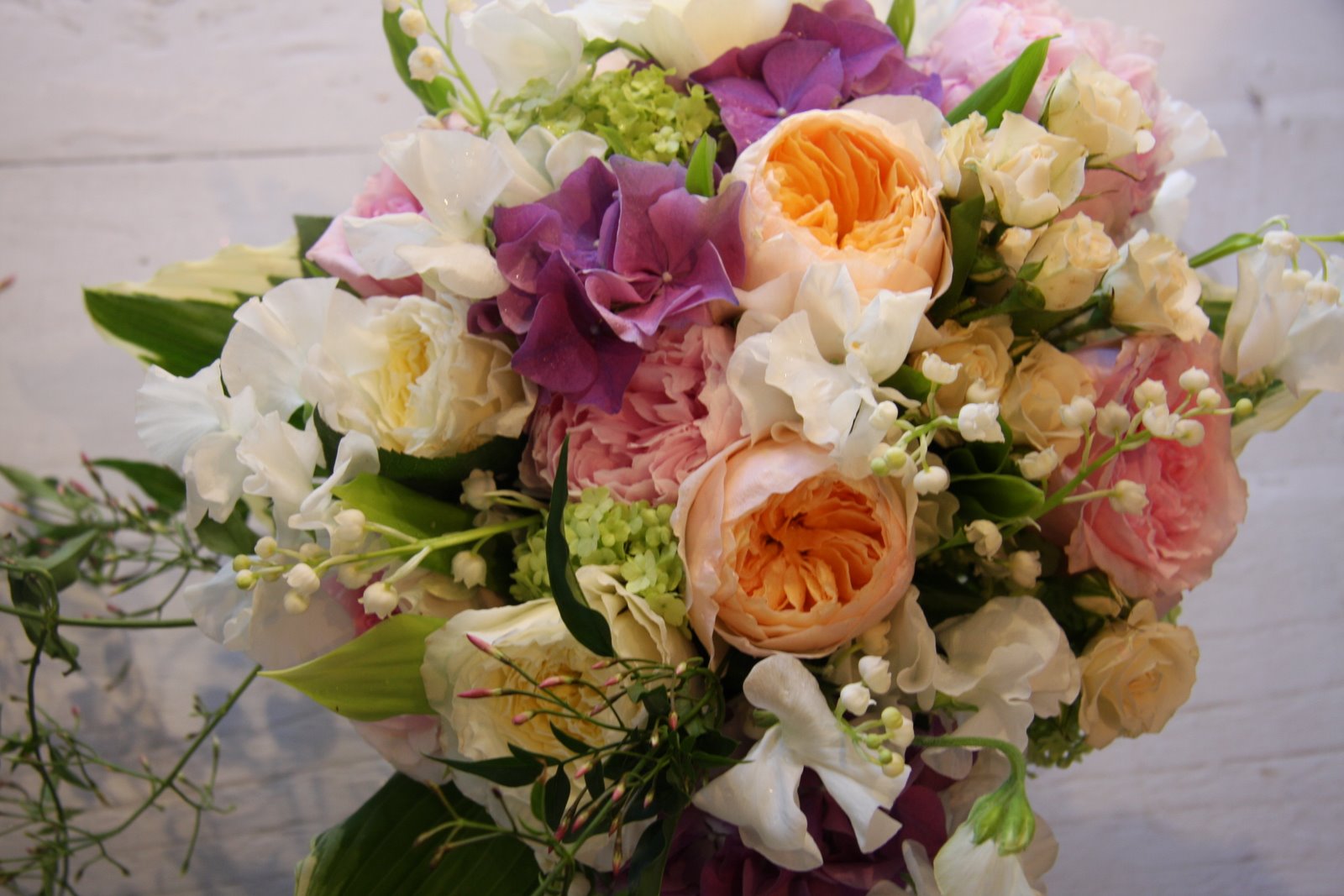 The Flower Magician English Country Garden Wedding Bouquet