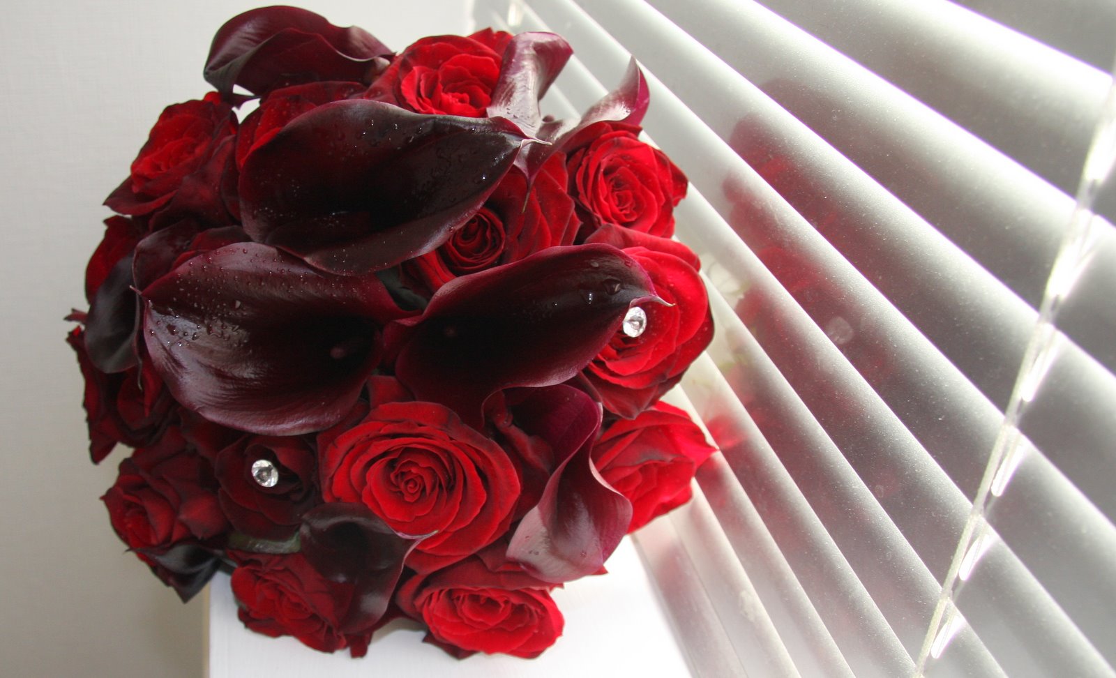 The Flower Magician Passionate Wedding Bouquet Of Red Roses