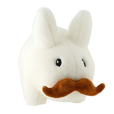 hong kong fashion geek labbit plushie moustache rabbit