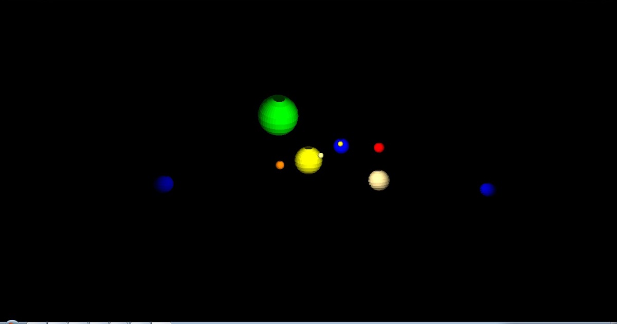 Graphics Program 3 The Solar System