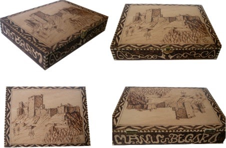 Caja de Madera decorada 1 | Pirograbados Manu BR