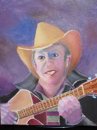Bill's "Cowboy" self portrait 16X20 oil