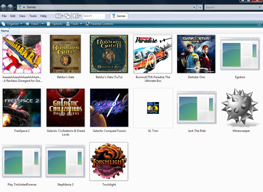 Games Included With Windows Vista