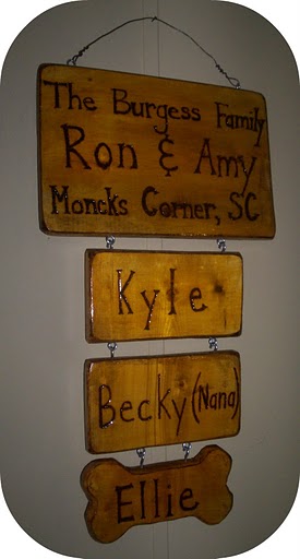 CUSTOMIZED SIGNS (Made to order email for prices)
