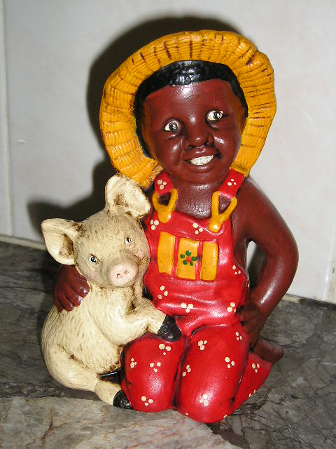 NEGRITO CON CHANCHITO