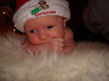 Peyton at christmas 8 weeks old
