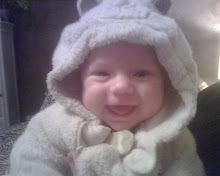 His Little Bear Outfit Mommy put him in