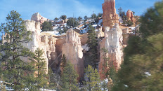 Bryce Canyon with snow