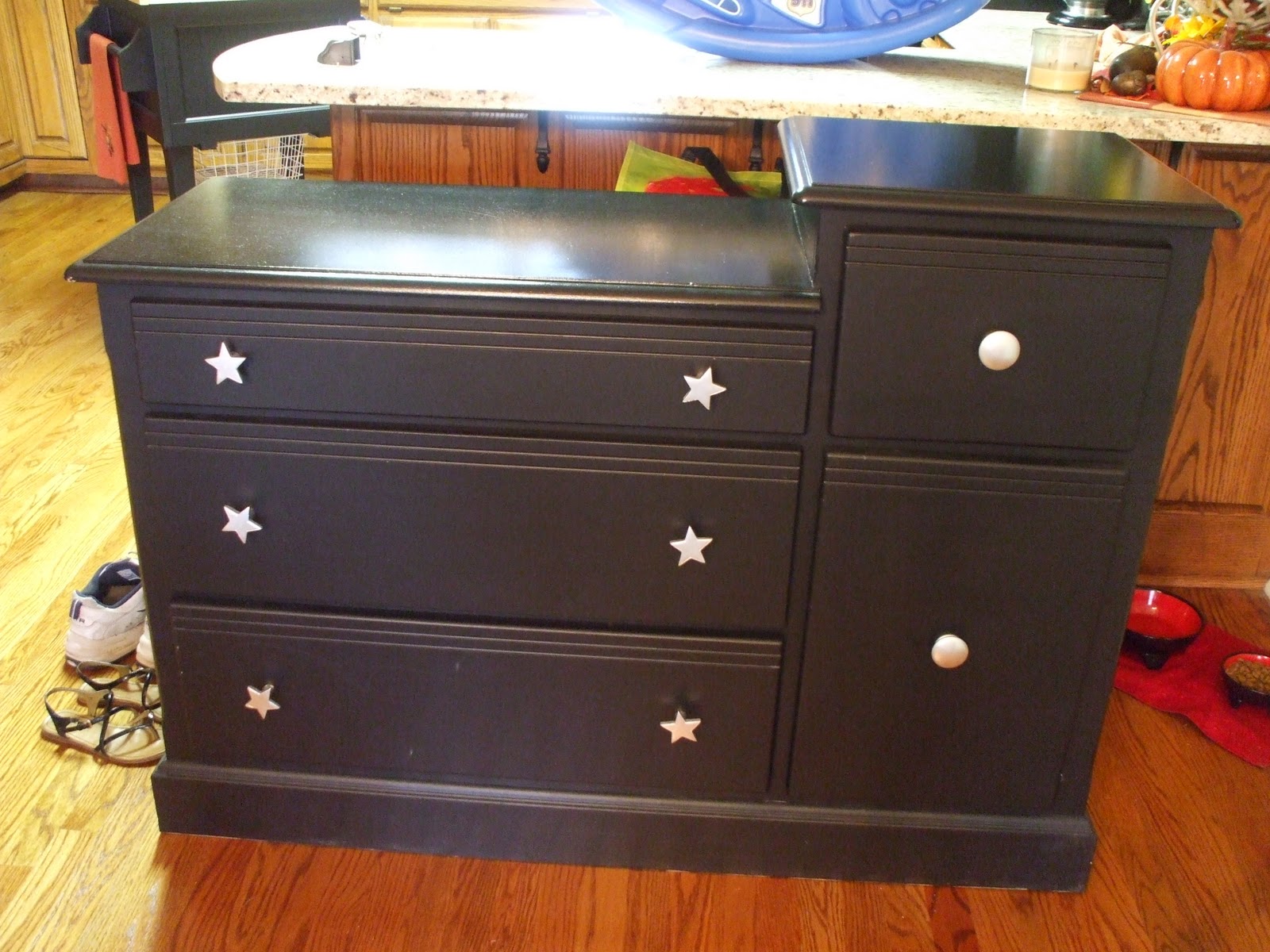 old wood, new paint BLACK FURNITURE