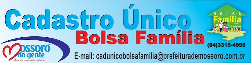 Blog - Cad. Único - Bolsa Família - Mossoró-RN