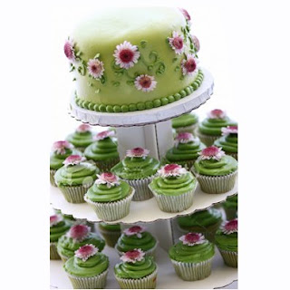 Rose Cupcake wedding cakes