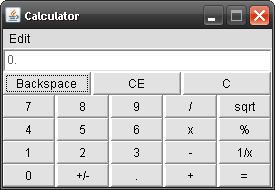 Simple Gui Calculator Program In Java