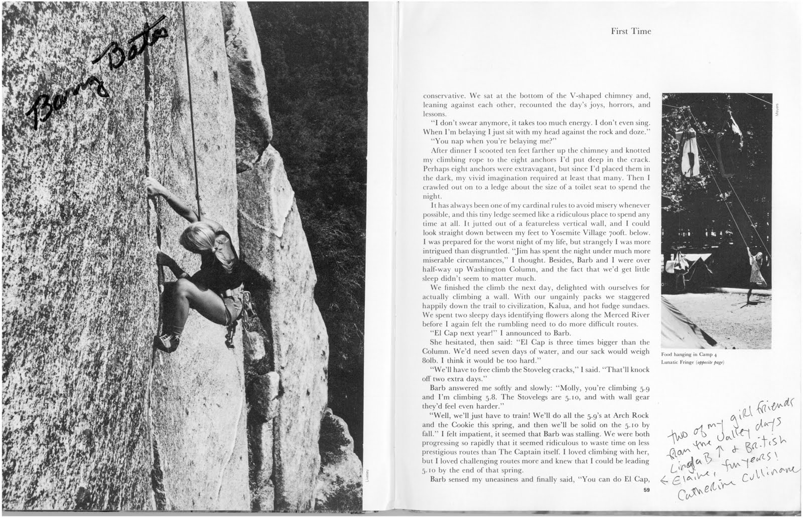 Yosemite Climber Project Barry Bates. Catherine Cullinane.