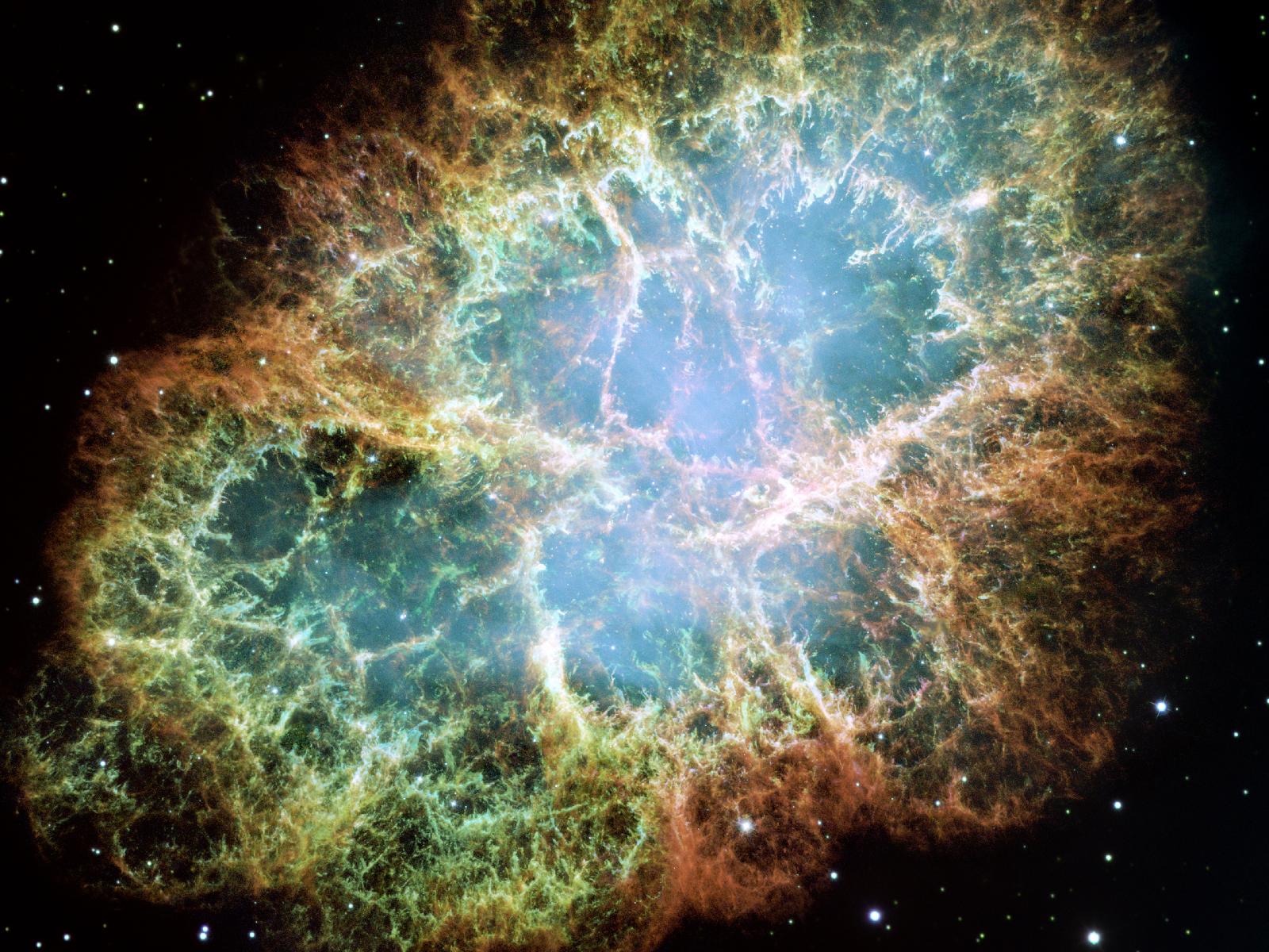 CLOSE-UP OF "THE CRAB NEBULA"