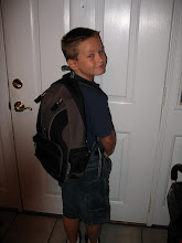 First Day of School - New Backpack