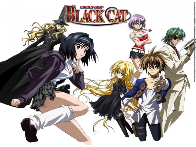 Top Cartoon Wallpapers: Black Cat Anime