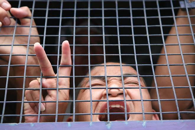 Arrested Tibetan Protester
