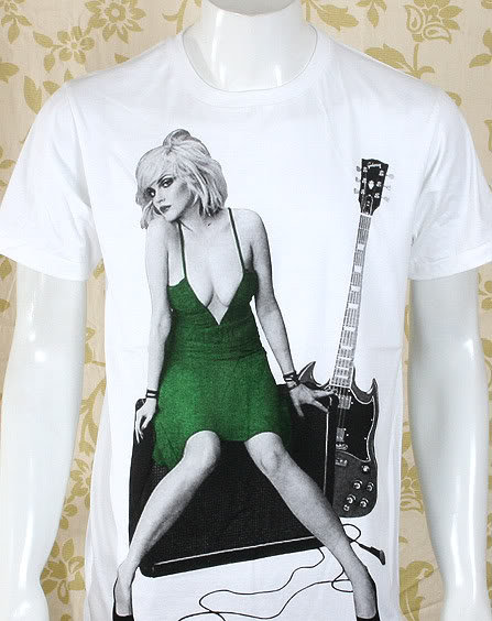 sg423 New Sexy Blondie puck rock Music T-shirt L AND M PRICE RM39.90
