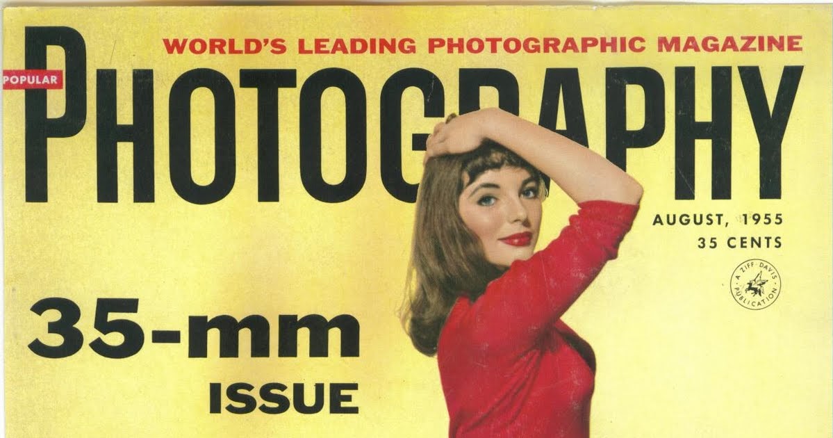 LEGENDARY DAME! ON THE COVER POPULAR PHOTOGRAPHY 1955