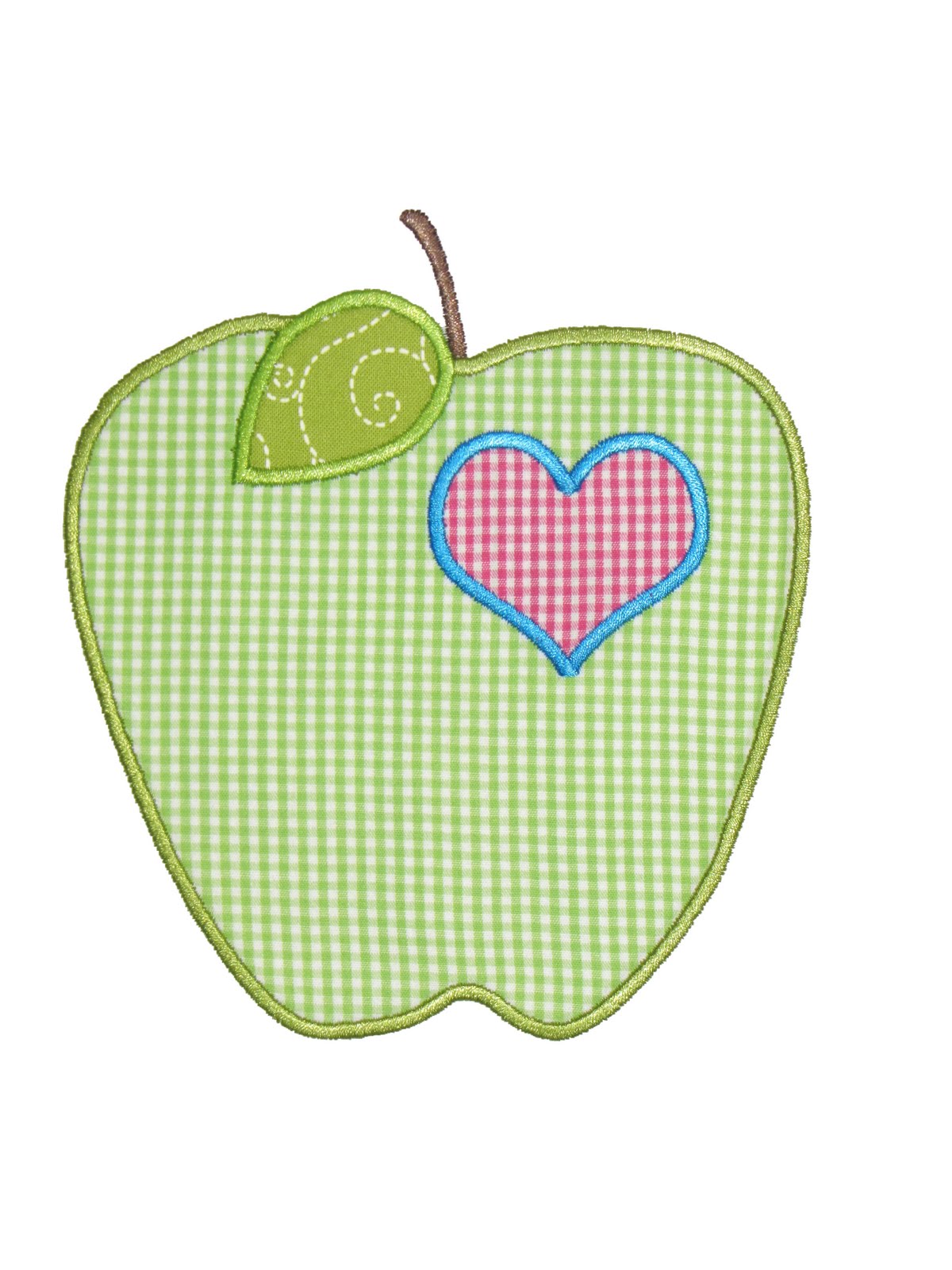 Apple Applique Template