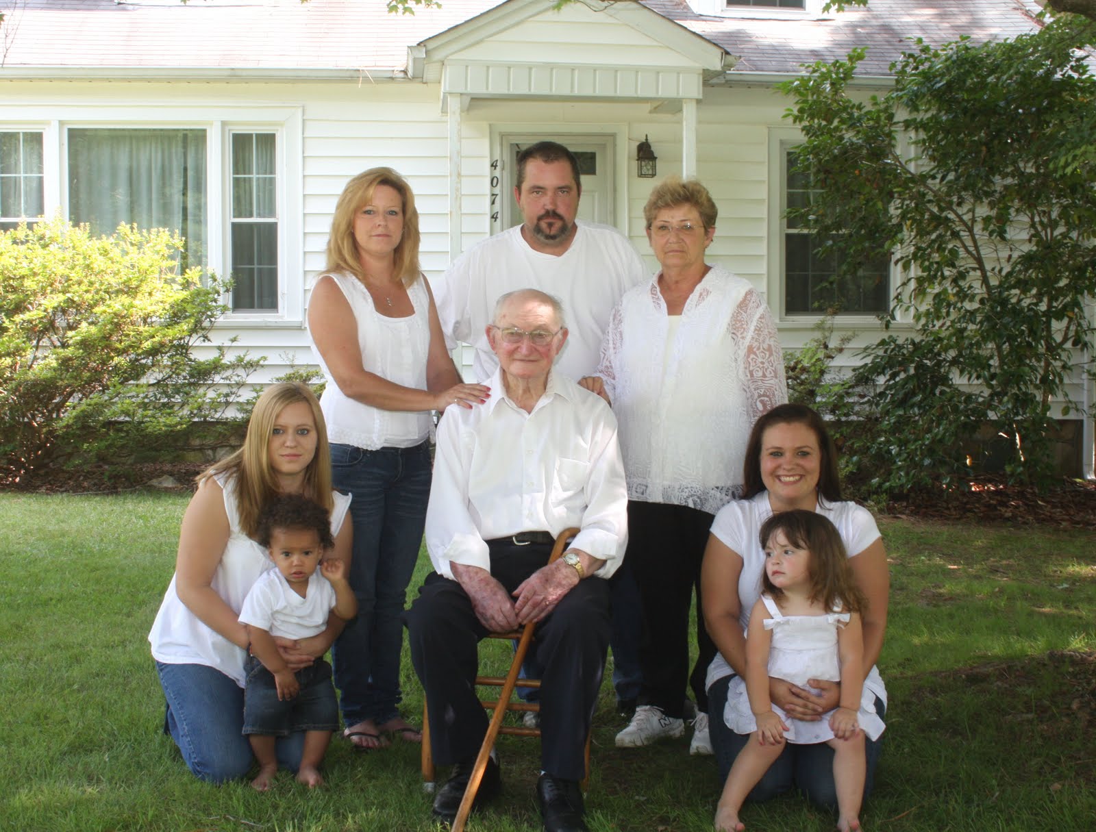 5 generation family portraits