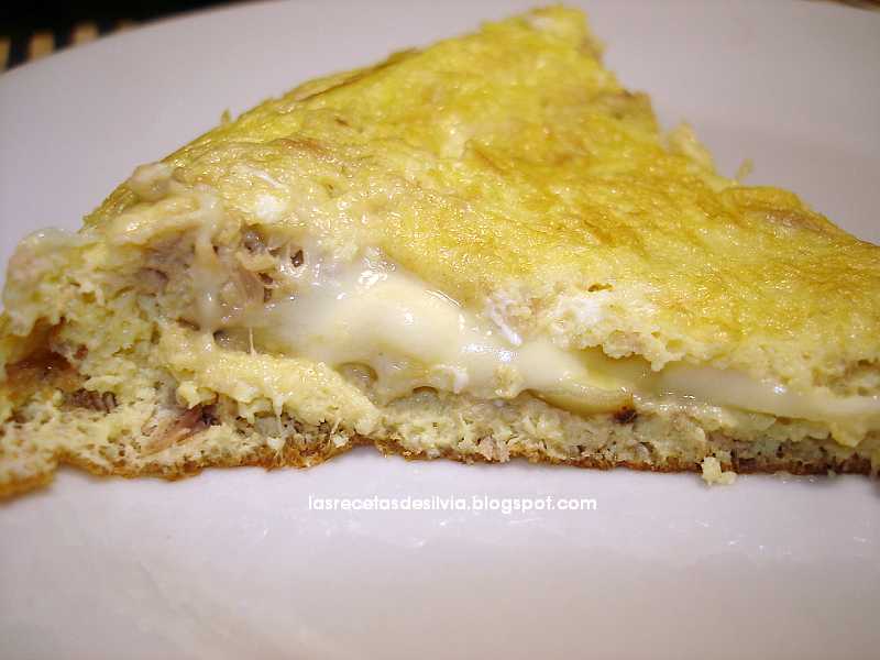 Las recetas de Silvia Tortilla de atún rellena de queso fresco