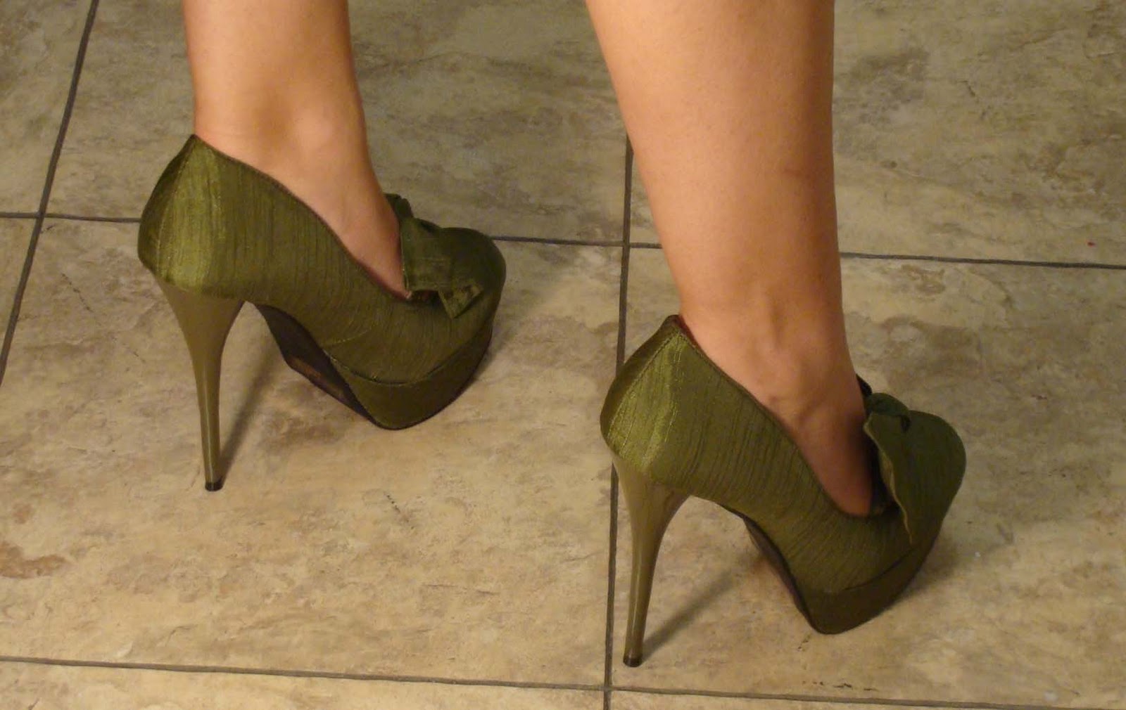 Olive Green Pumps