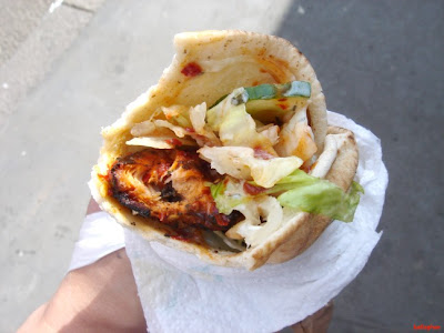 chicken kebab roll