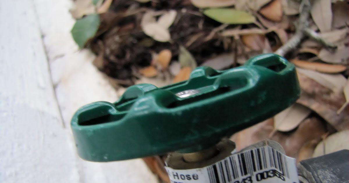 Mad for MidCentury Done Fix broken hose bib