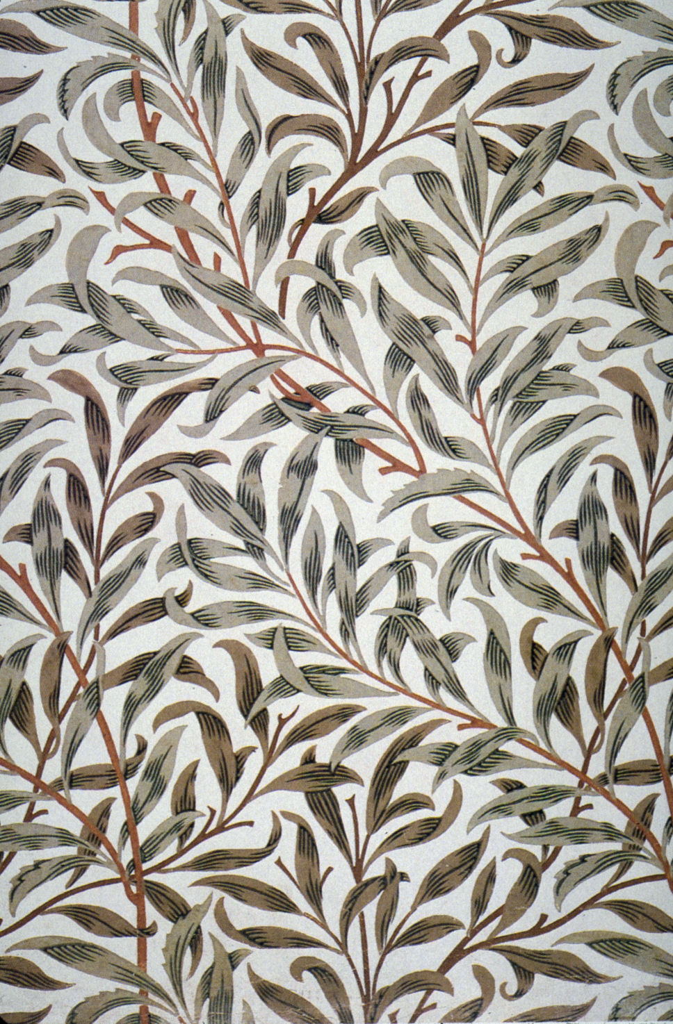 Vintage Ephemera: Willow Bough wallpaper designed by William Morris