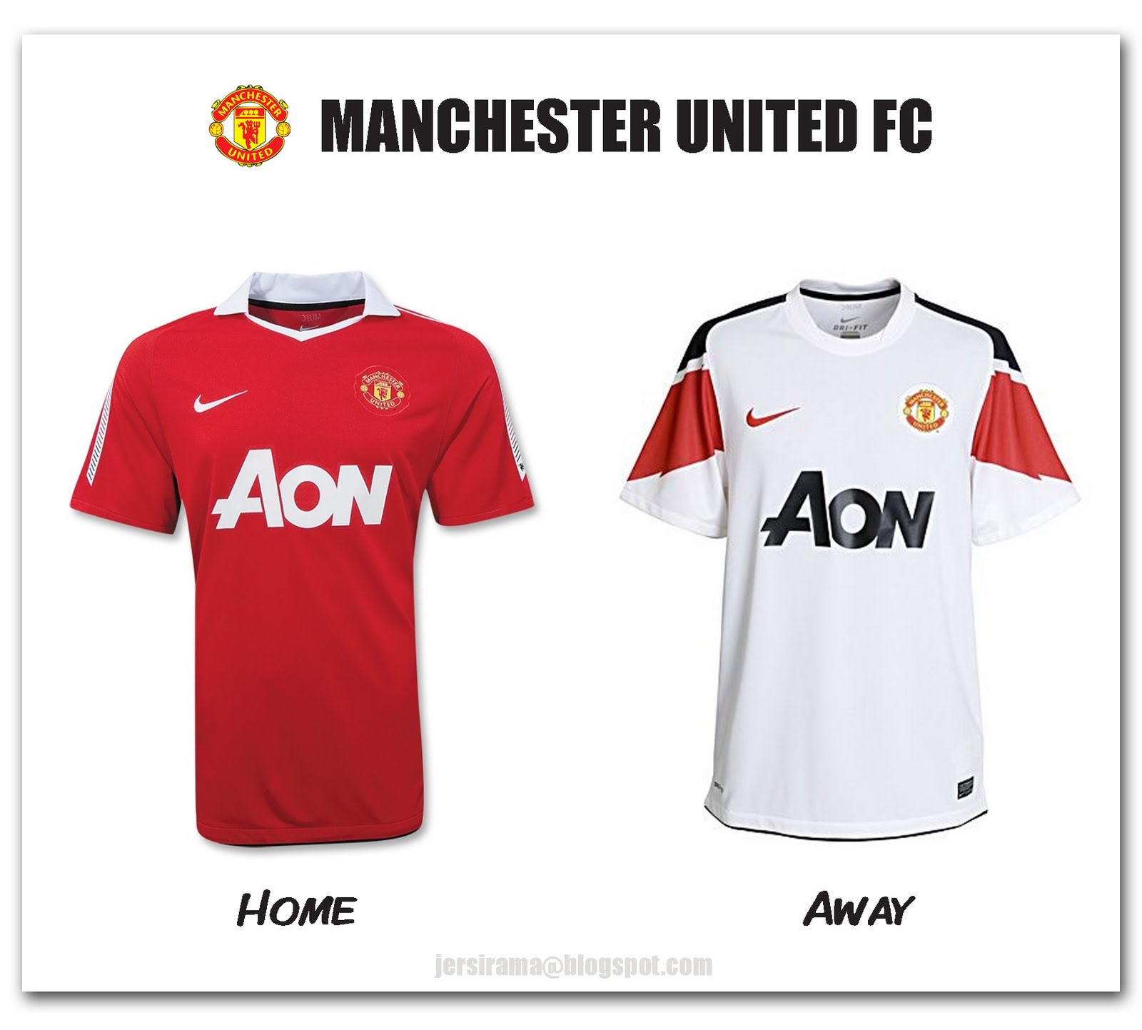 jersirama manchester united home away jersey 2010 2011 jersirama manchester united home away jersey 2010 2011