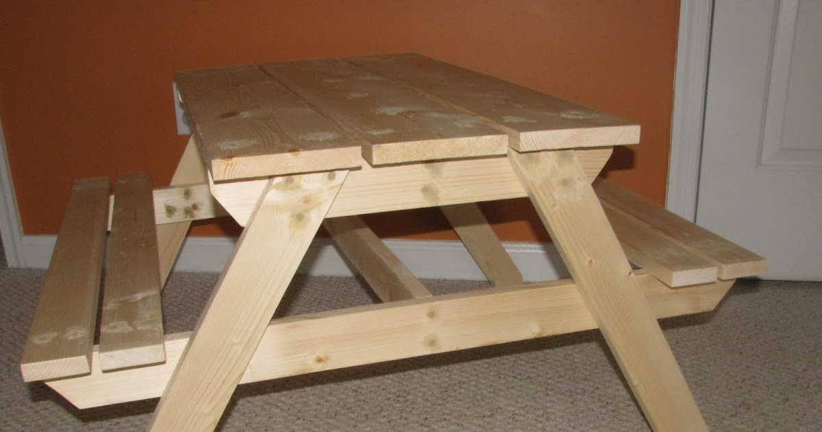 Domestically Devon Picnic Table The Finished Piece!