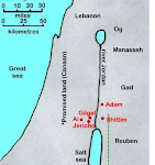 Map of Joshua 1-8