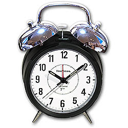 An alarm clock is a clock