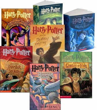 harry potter novel written by
