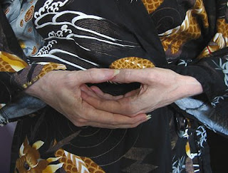 Mudras for communications and for healing: Dhyana mudra: Mudras for communications and for healing: Dhyana mudra: