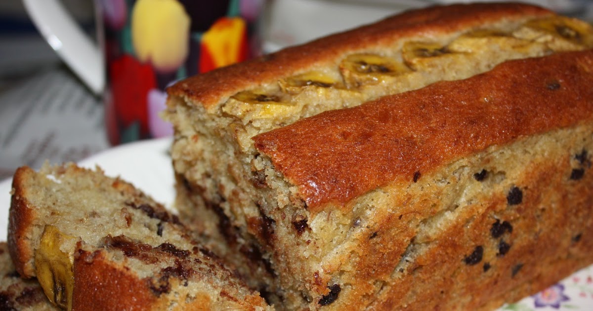 Cherry on a Cake Banana Chocolate Chip Loaf Cake