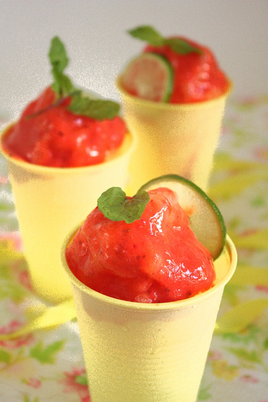 Cherry on a Cake STRAWBERRY MANGO SNOW CONE TYLER FLORENCE'S