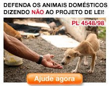 Defenda os animais domesticos, diga NÃO ao projeto de Lei!