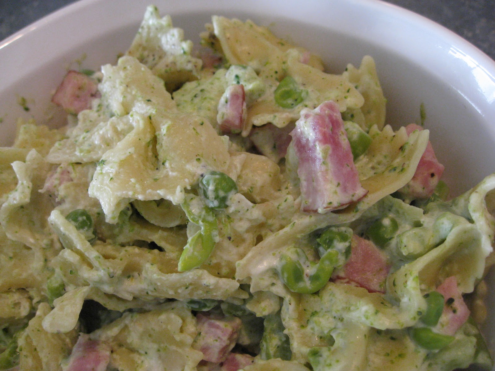 Kammy's Korner Ham and Broccoli Bow Tie Pasta