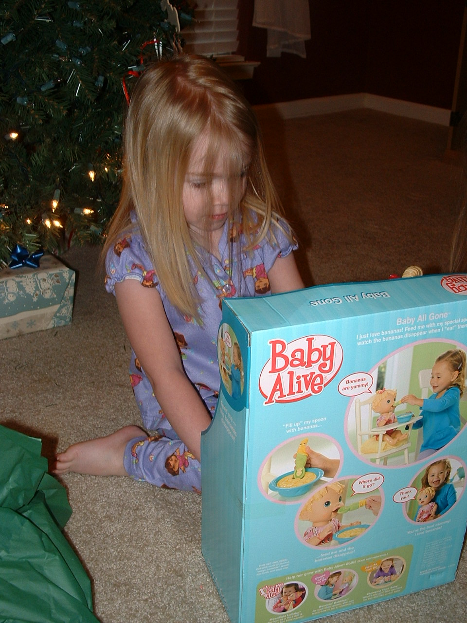 baby alive christmas morning