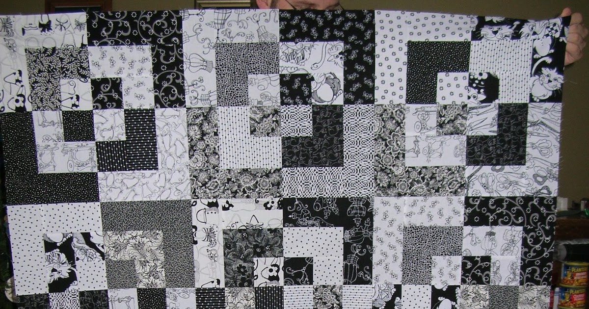 Silver Thimble Quilting Archive Black & White Bento Box Progress