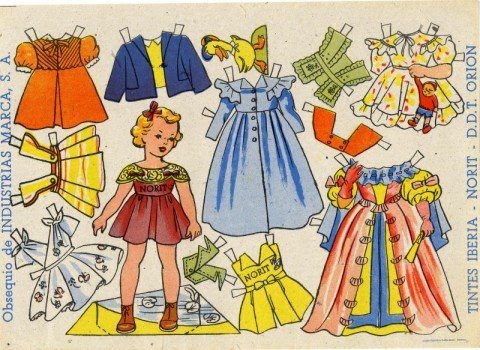 todorecortables sueÑos de papel: muÑecas de papel que marcaron historia