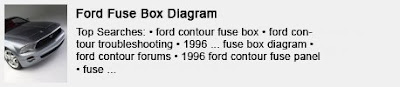 ford fuse box diagram