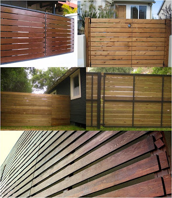 Modern Wood Fences