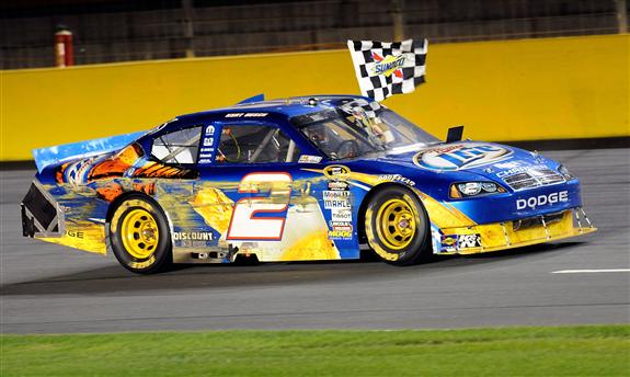 nascar notes kurt busch hits mega bucks in charlotte all star race for 1 million