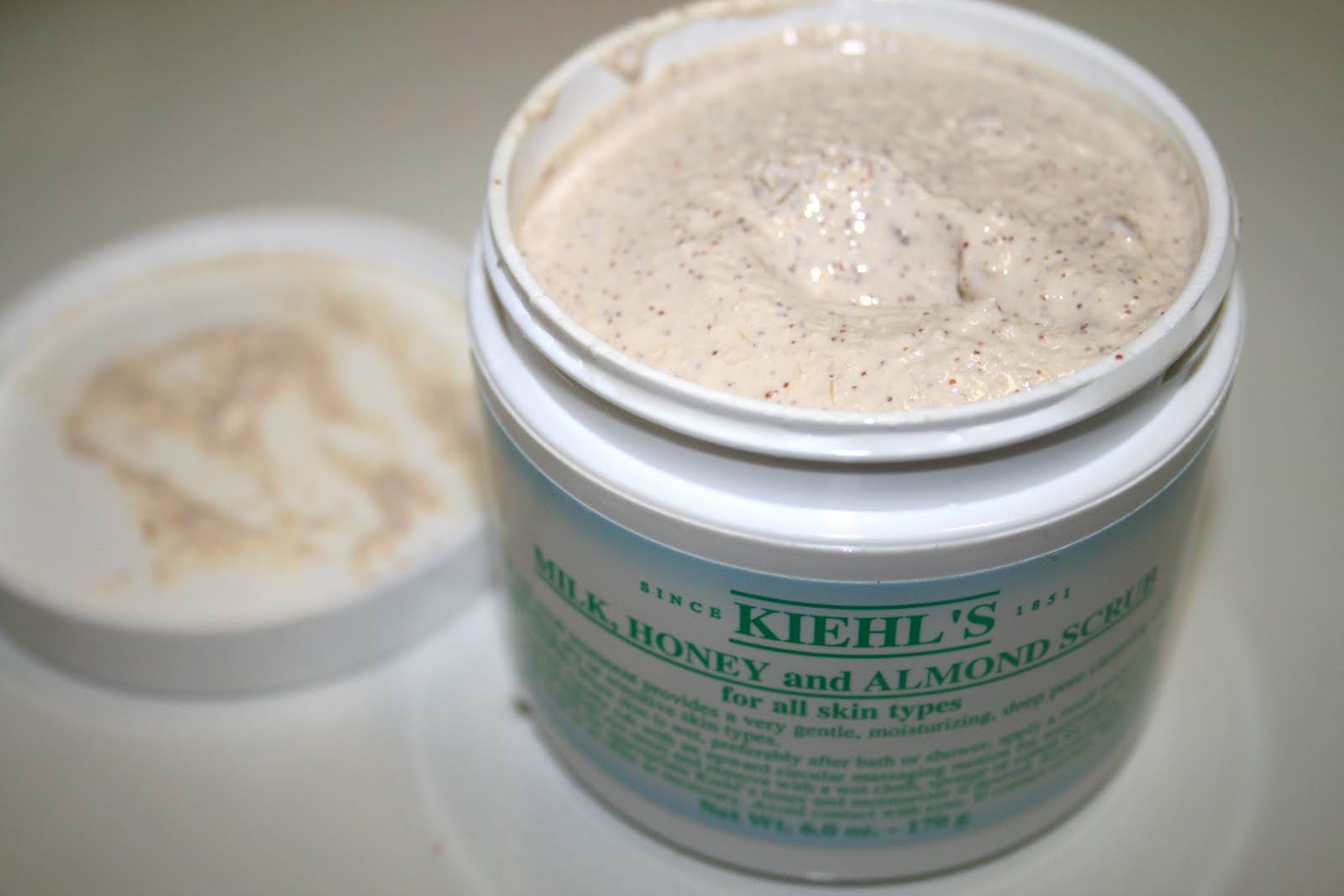 Jolie Laide Girl Kiehls Milk, Honey and Almond Scrub Smooths Your