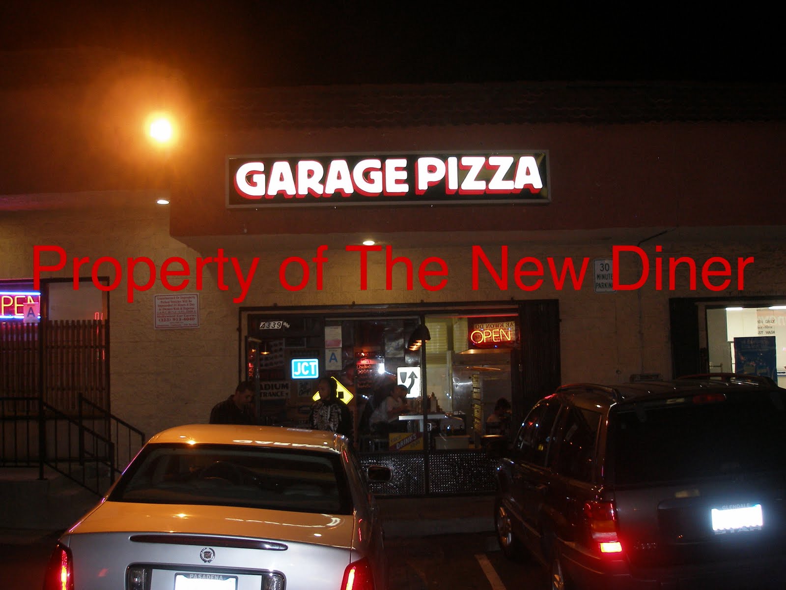 The New Diner Garage Pizza