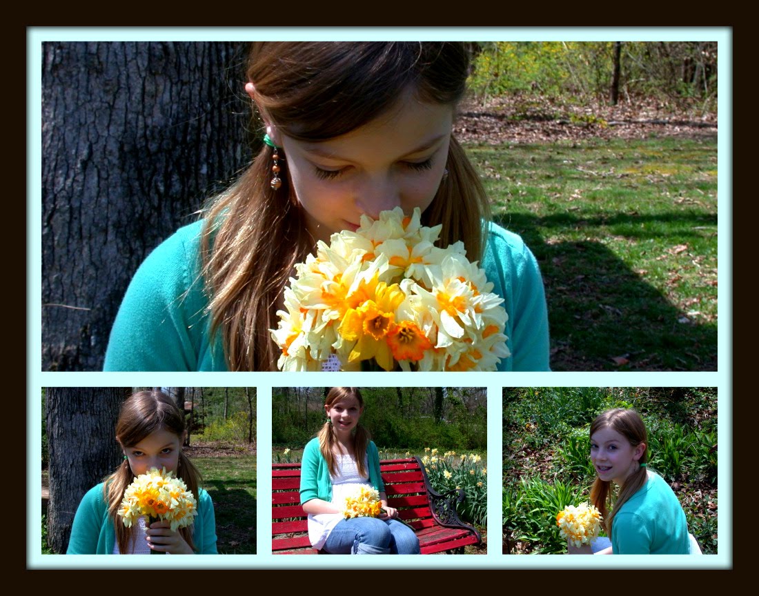 SmallWorld Wordless Wednesday Daffodil Girl